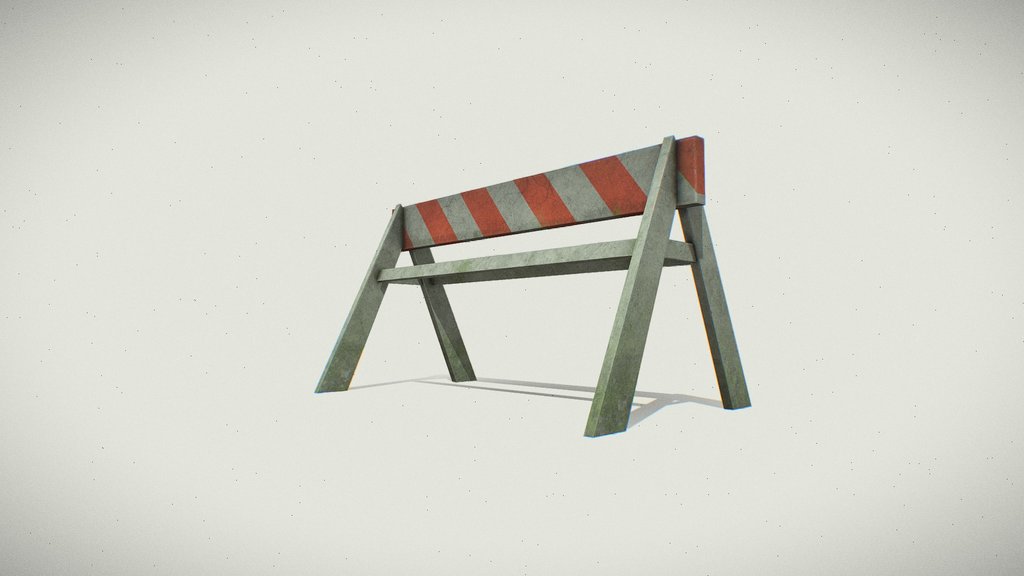 Post-apocalyptic road fence