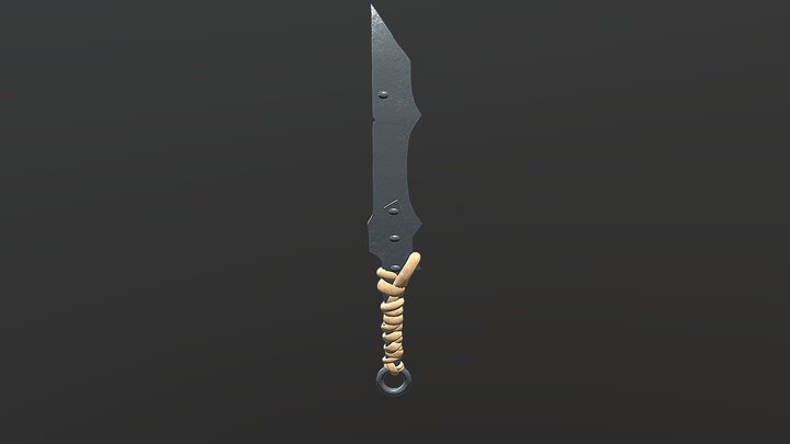 TSDV24 _ Parcial1_ SuhitBrian_Cuchillo 3D Model