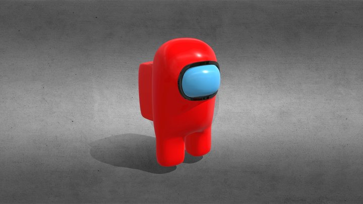astronaute Among Us 3D Model