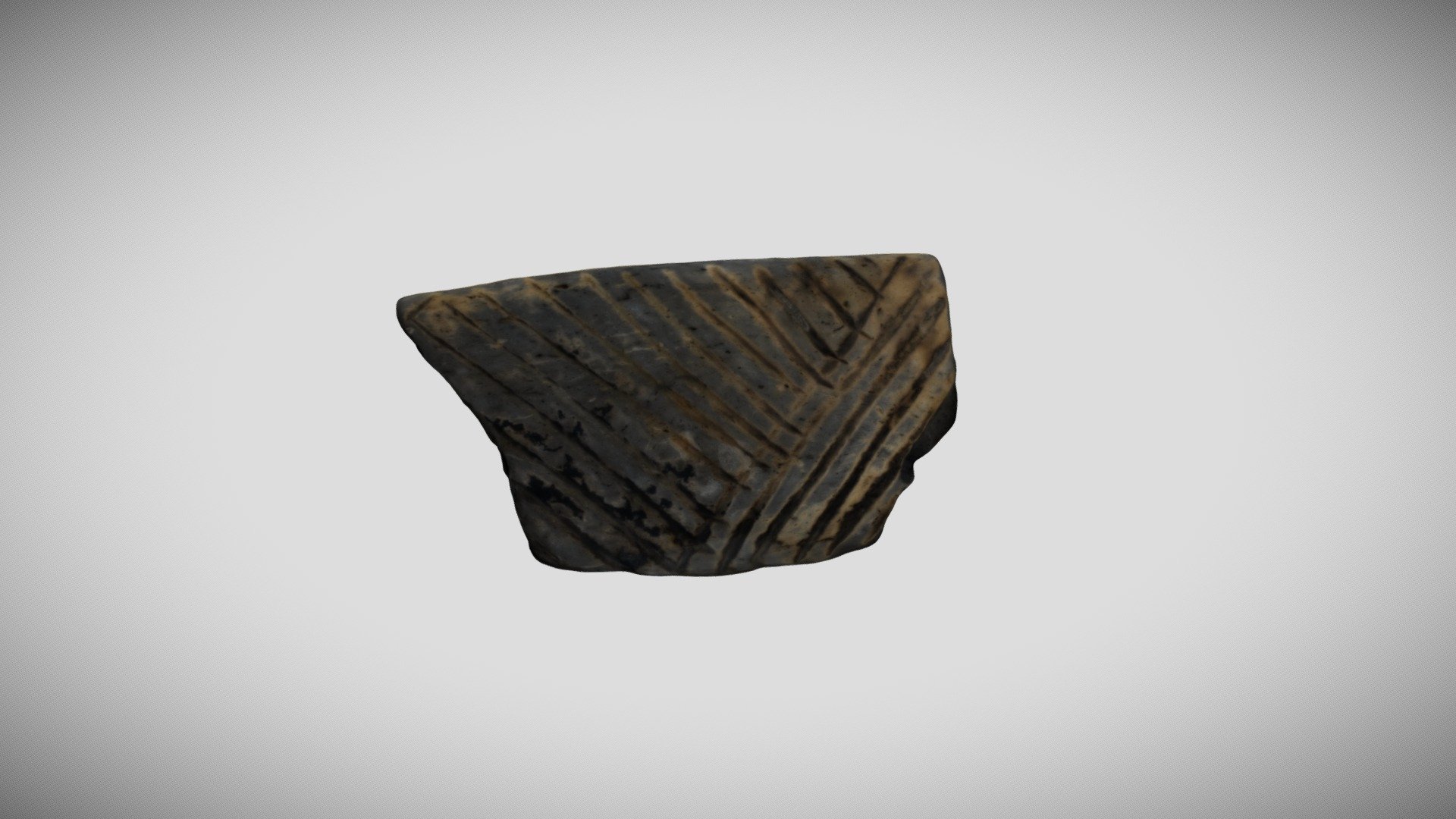 Wekiva Incised Pottery Sherd
