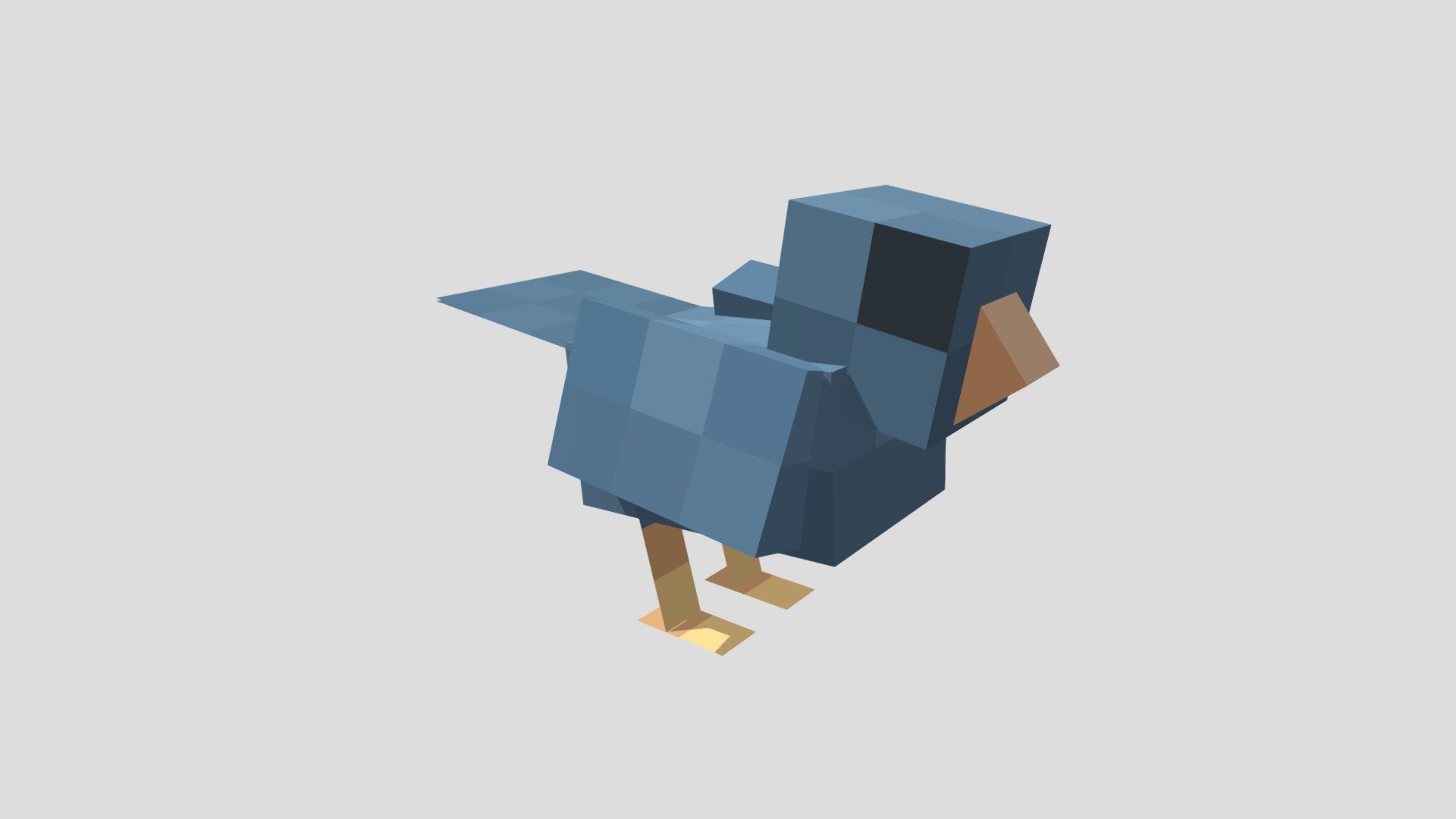 Small minecraft style Bird - Buy Royalty Free 3D model by toby109tt ...