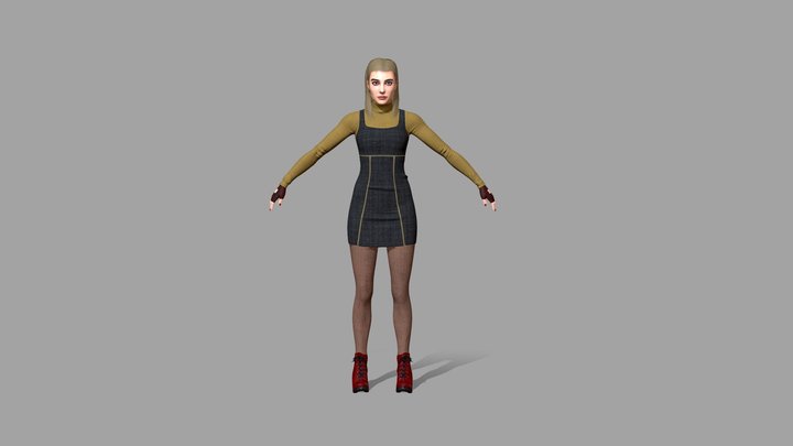 Outfit test 3D Model