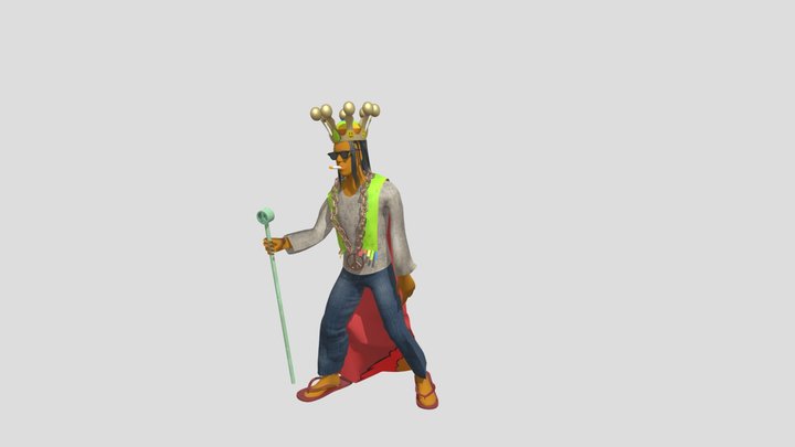 King Krishna III 3D Model