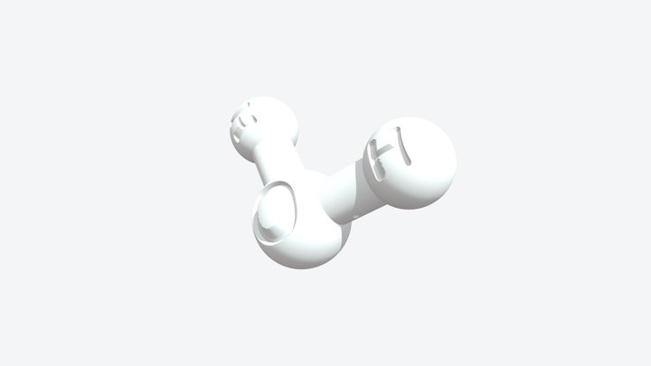Water 3D Molecular Model — CAS 7732-18-5