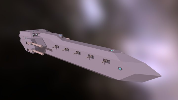 Destroyer 3D Model