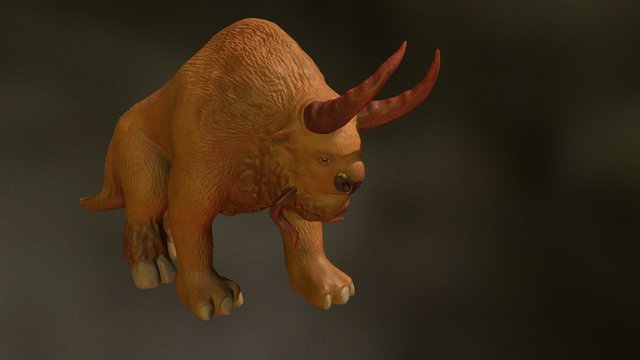 Bovinae Ursidae 3D Model