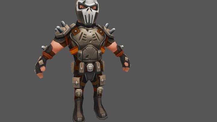 Armor Assault Low 3D Model