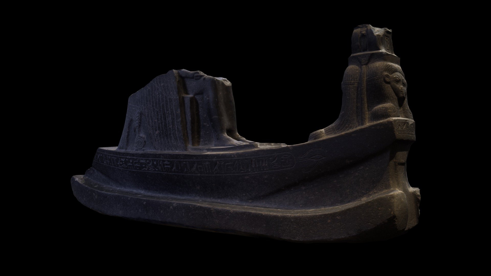 Boat of Queen Mutemwia - 3D model by Raiz (@RaizVR) [f43d432] - Sketchfab