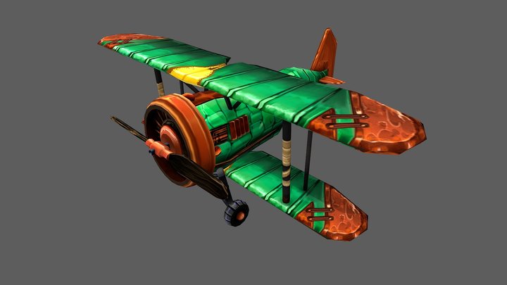 Game Art  "The Flying Circus" 3D Model