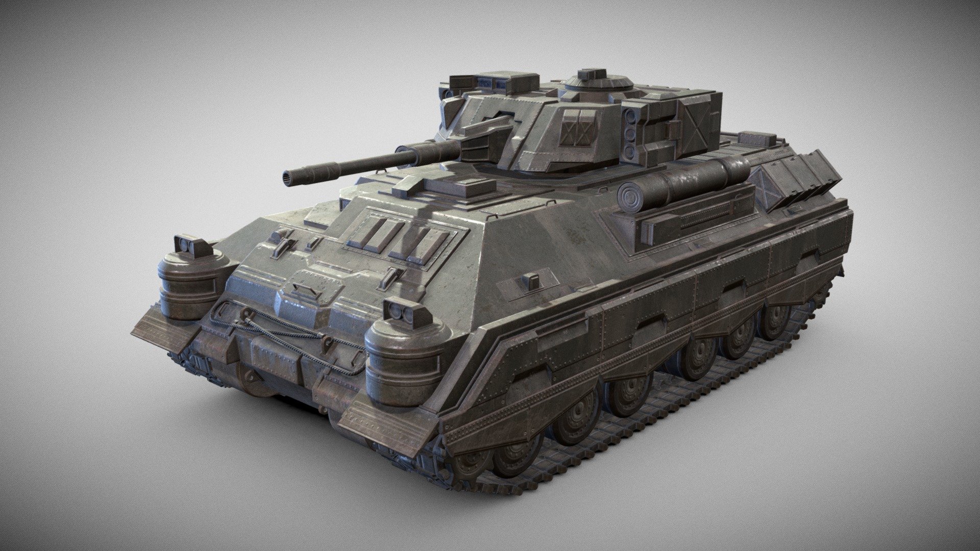 Sci Fi Tank - Buy Royalty Free 3D model by alpenwolf (@alpen) [f43dfa4 ...