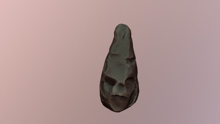 Rock Sculpting Practice 3D Model