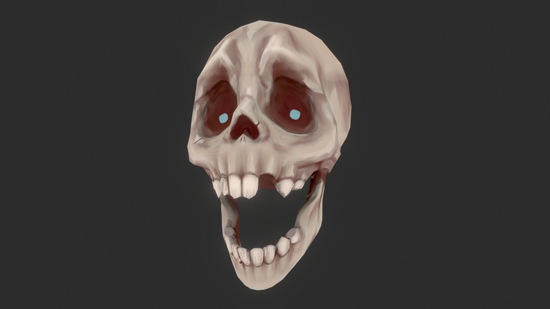 Stylized skull
