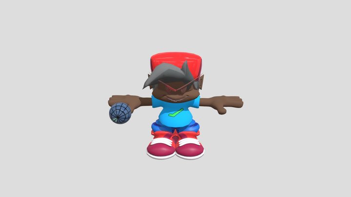 Dorianedwar Friday Night Funkin' 3D Model