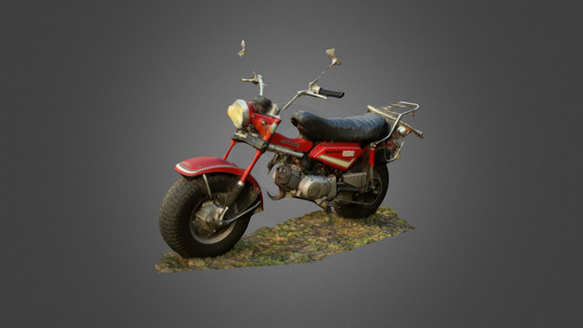 Moto Suzuki Rv90 3D Model