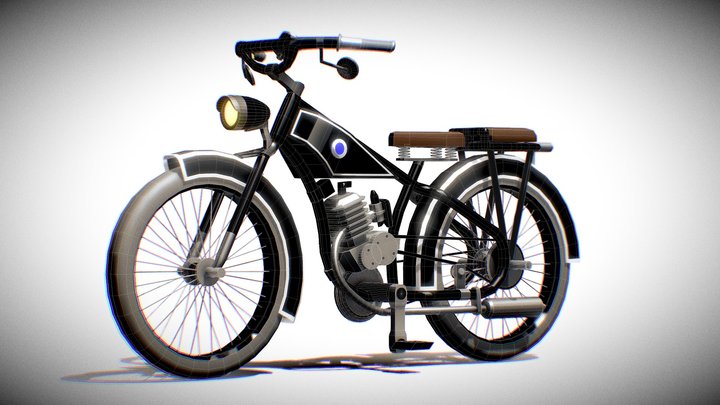 Morellete - Retro Bike 80cc - Stage 1 3D Model
