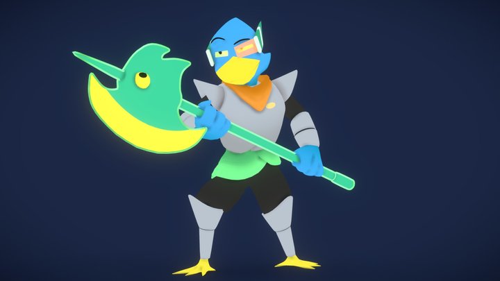 Berdly - Deltarune 3D Model