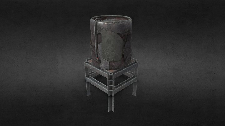 Water Tank 3D Model