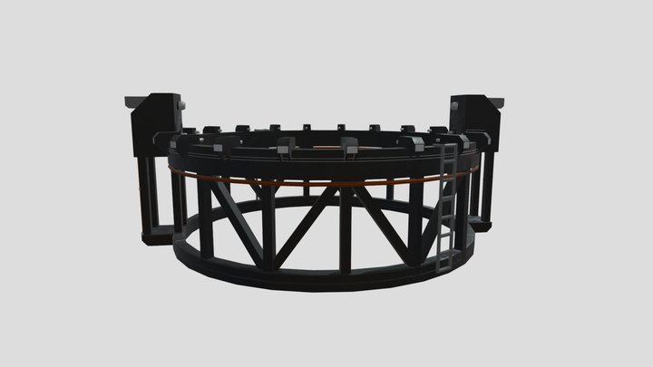 Superheavy SPMT Stand 3D Model