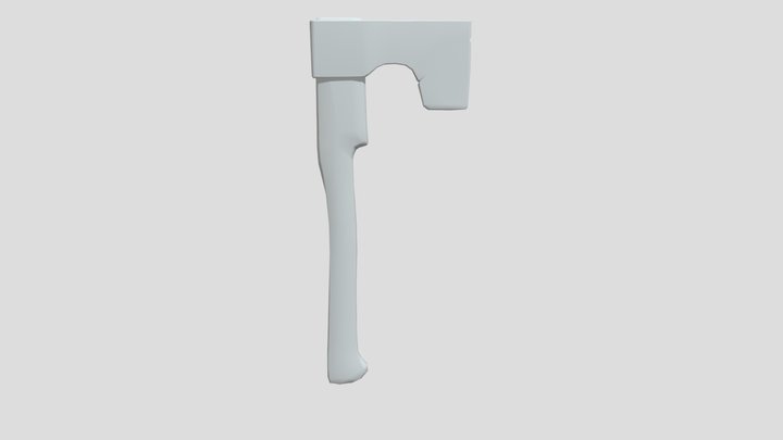 Axe Low Poly 3D Model