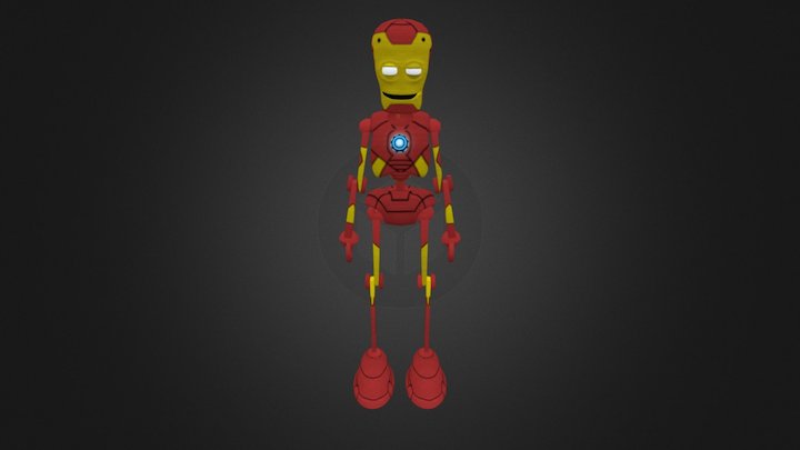 Iron Man Robot 3D Model
