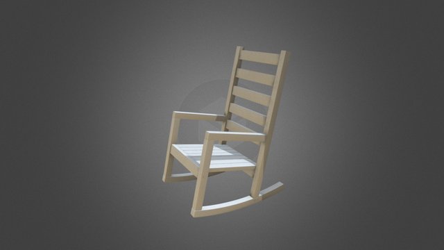 varmdo rocking chair 3D Model