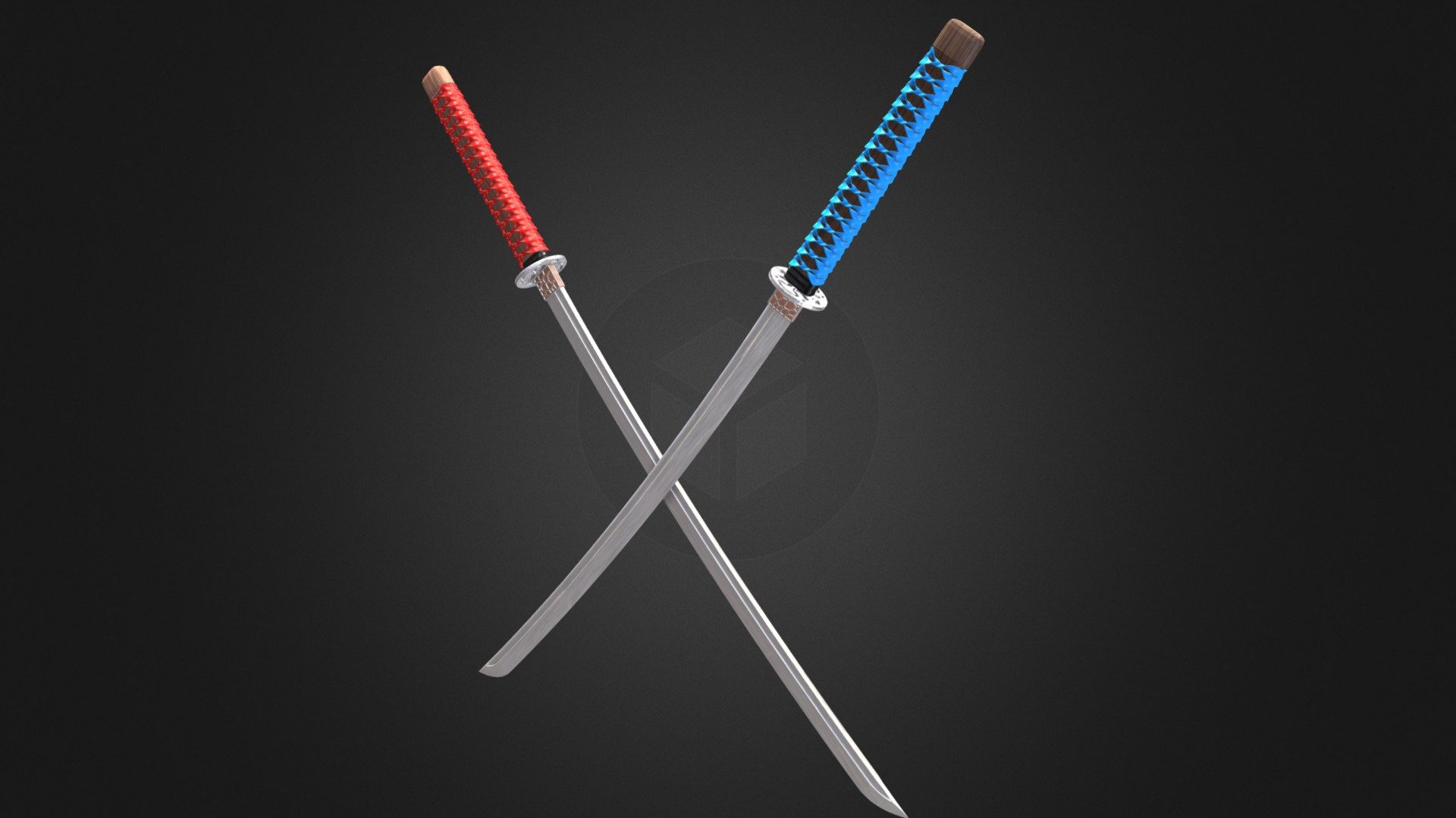 Dual Blades - 3D model by WilsonAlmeidaBatista [f442b96] - Sketchfab