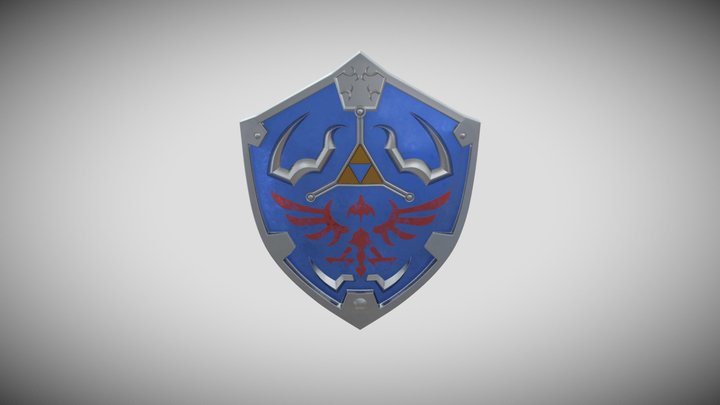 Escudo hilyano -Hylian shield- 3D model 3D Model
