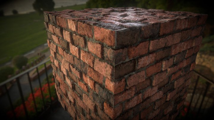Brick material 02 3D Model