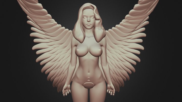 Angel Demon 3D Model