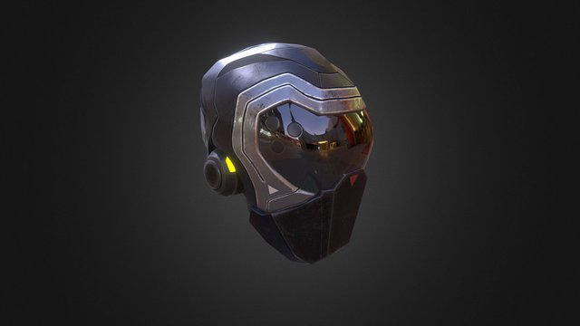 Stealth Helmet 3D Model