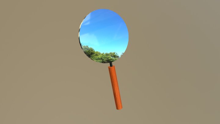 Magic Magnifying Glass 3D Model