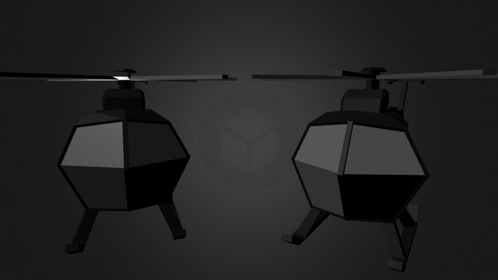 Unturned Concept Design: AH-6 LittleBird 3D Model