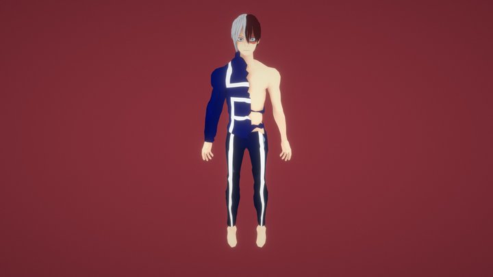 shoto todoroki 3d model