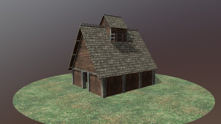 Viking House 3D Model