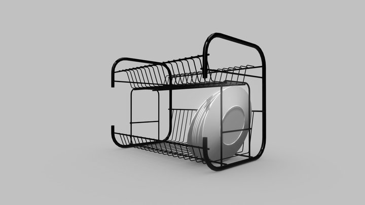 dish rack 3D Model