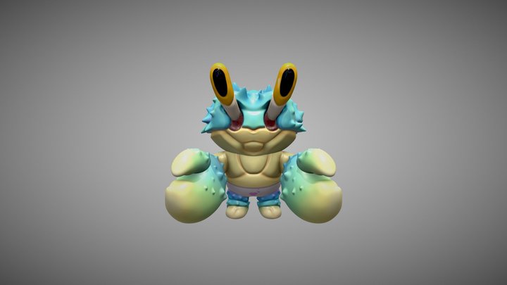 Crab Kaiju Fan Art 3D Model
