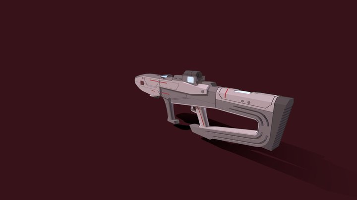 Starfleet phaser rifle 3D Model