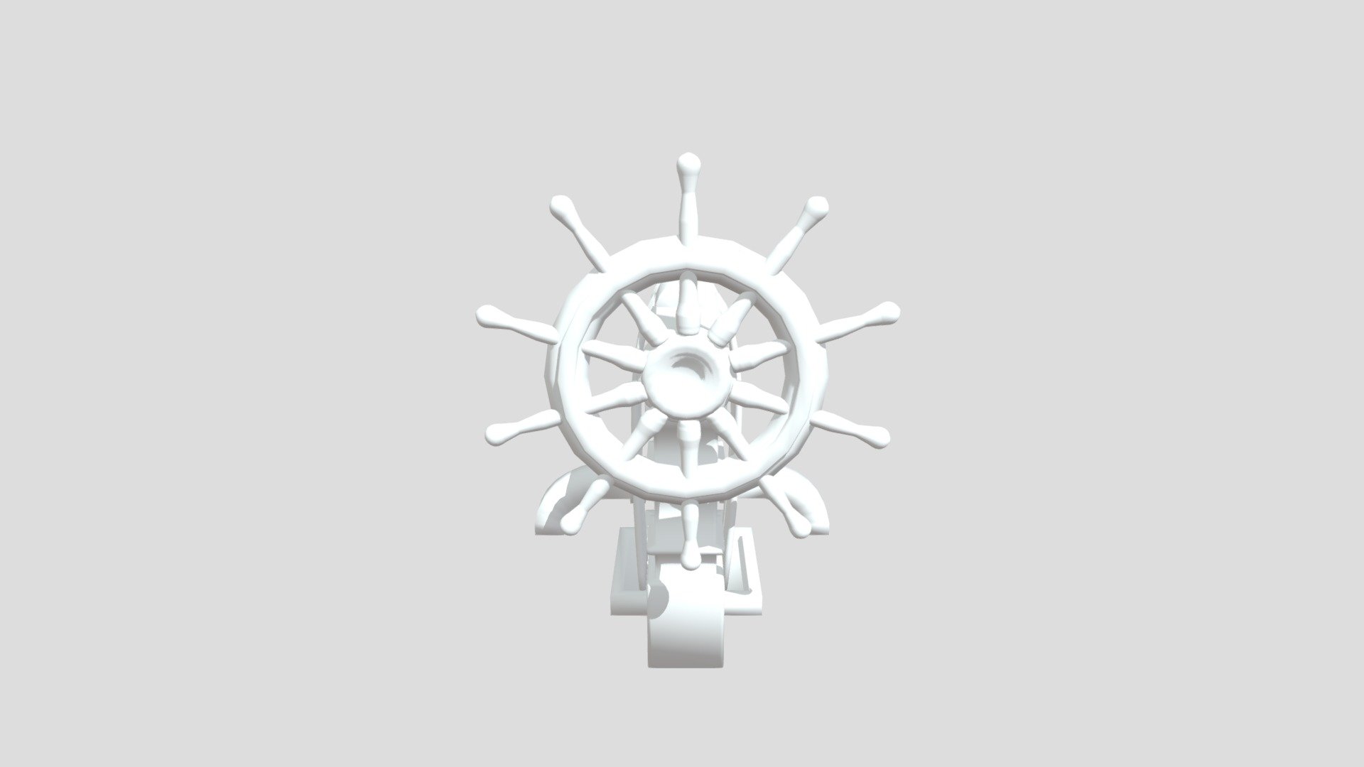Steering Wheel of a ship - Download Free 3D model by imehul [f44822e ...