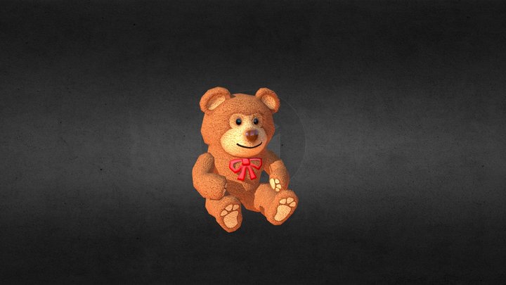Toy Teddy bear 3D Model