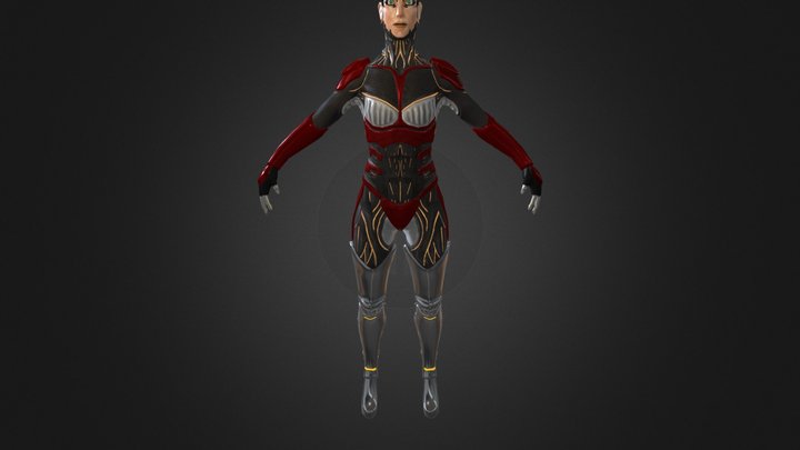 cyberpunk spy 3D Model