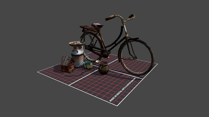 DAE 5 Finished props - Grandma's House 3D Model