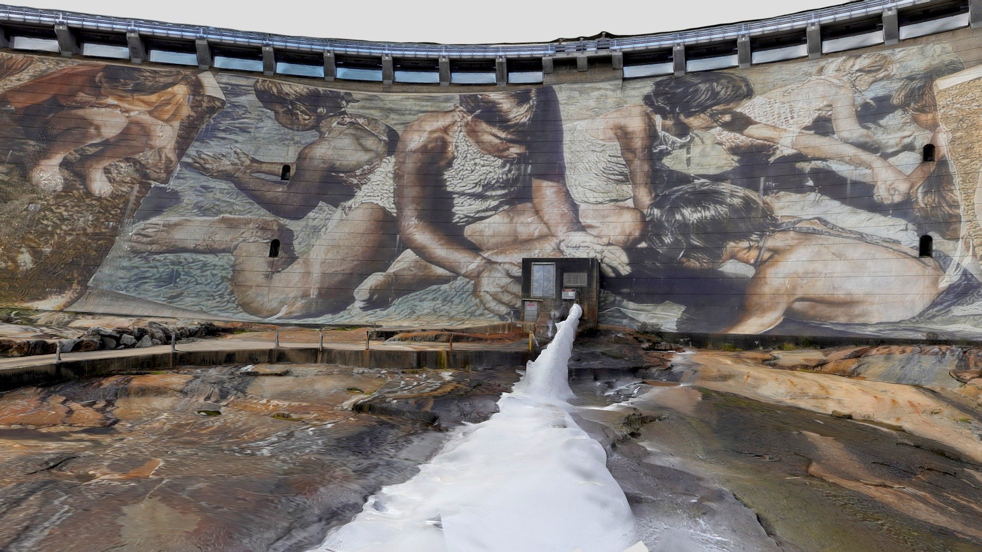 Wellington Dam Mural