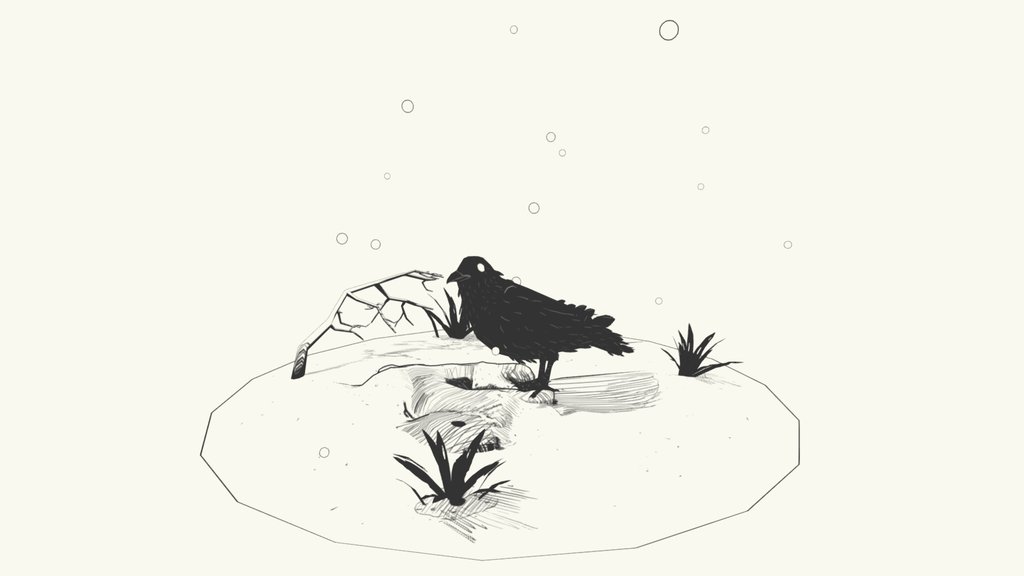Day 5 Raven - INKTOBER 2021