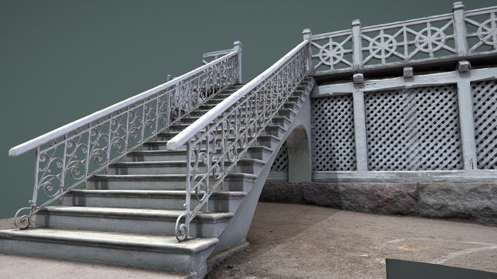 Ristikallio school stairs in Littoinen, Finland – Modèle 3D gratuit STL
