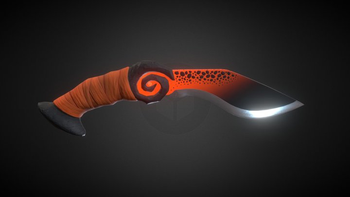 Blade of fire 3D Model