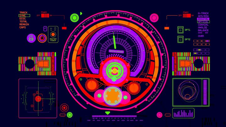 HUD 003 Animation 3D Model