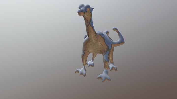 Desert Dog 3D Model