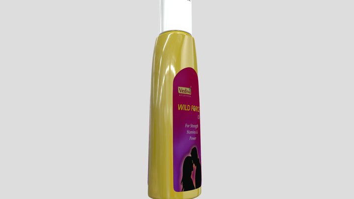 Oil bottle 3D Model