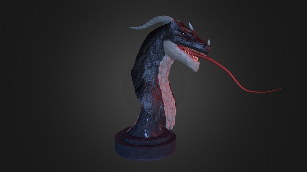Dragon Head - 3D model by Vaughan.Staehr [f44f26b] - Sketchfab