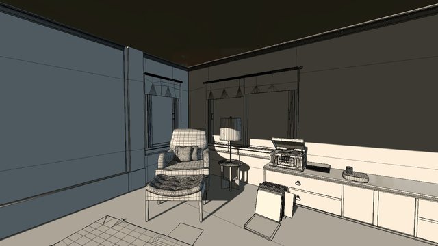 Resting Room 3D Model